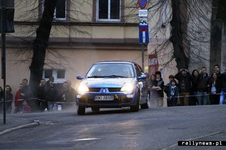 Mirosław Włodarczyk i Marek Kaczmarek - Renault Clio Sport.